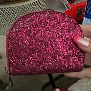 a.n.a Sparkling Pink Cosmetic Case